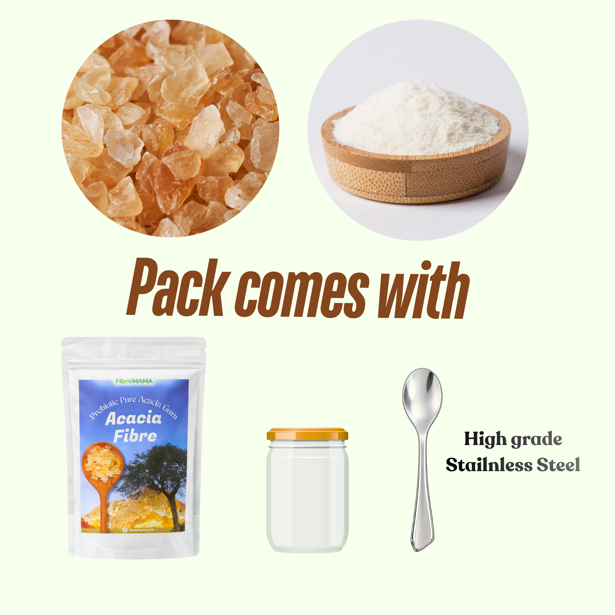 Acacia Fibre | Prebiotic |Digestion Support